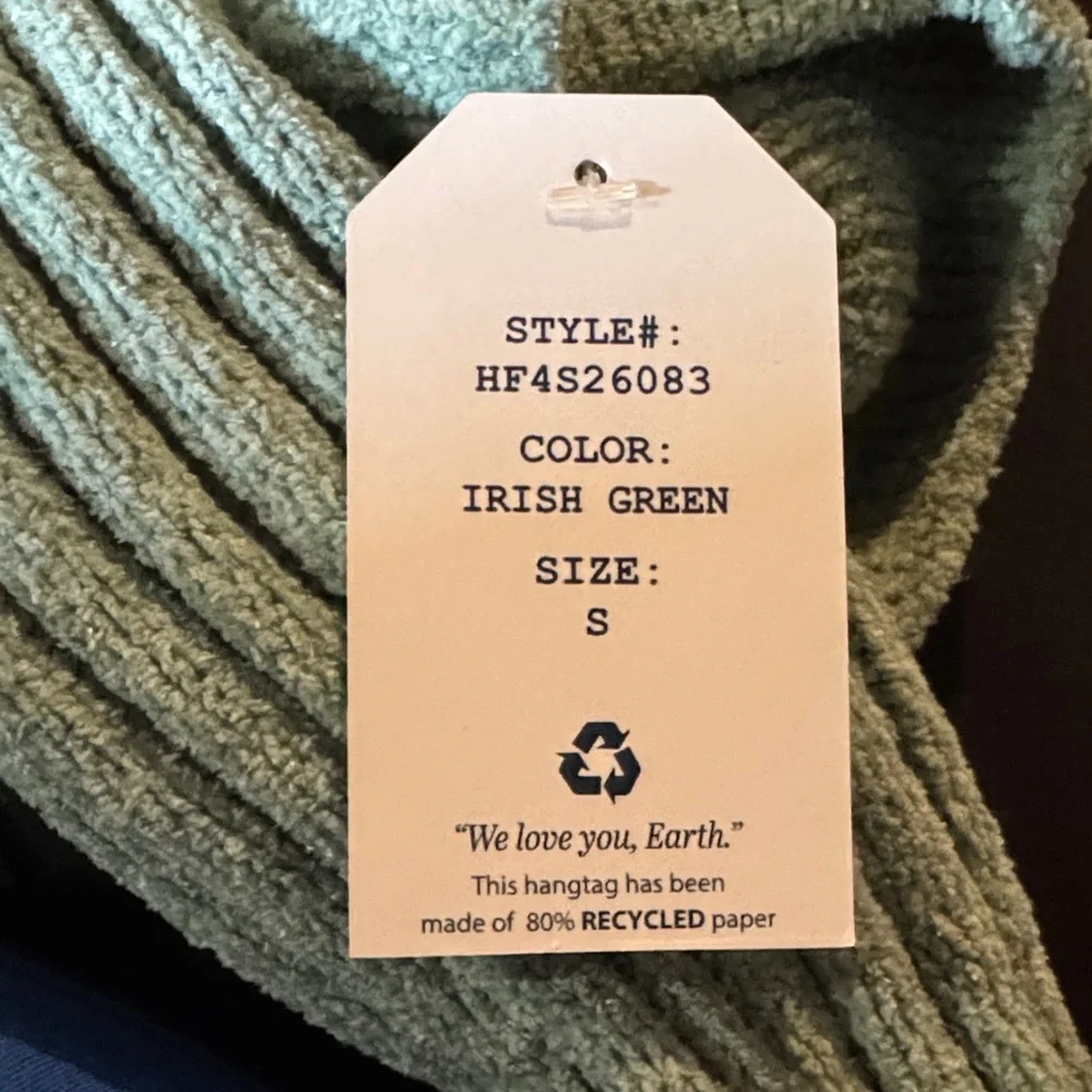 NWT Hippie Rose Sage Green Ribbed Sweater Super‎ Soft Size S